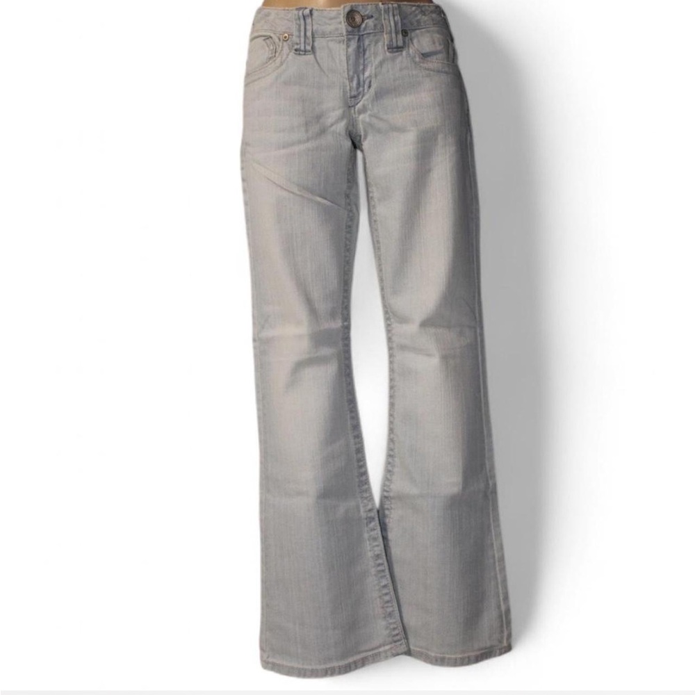 Aeropostale light wash low rise “Hailey” Flare Jeans